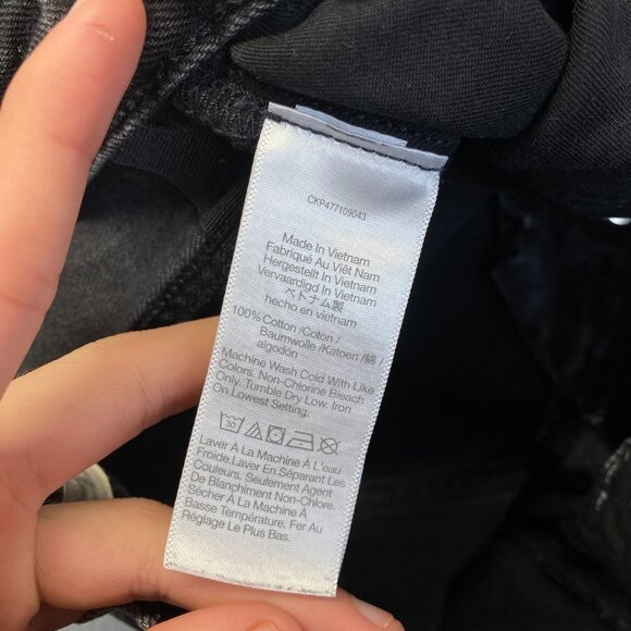 Madewell  Jeans Womens Size 24P  Black Denim Jeans - Picture 8 of 10